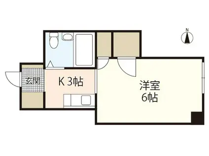 メゾンアメニティ(1K/3階)の間取り写真