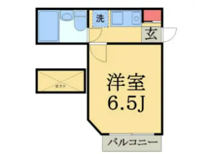 ジュネパレス松戸第103(1K/1階)の間取り写真