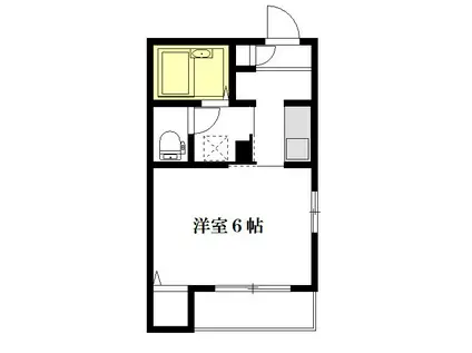 カミーノ阿佐ヶ谷(1K/3階)の間取り写真