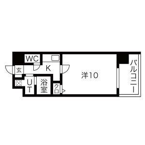 NEO JAPANESQUE出来町(1K/5階)の間取り写真