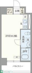 オープンブルーム東新宿(ワンルーム/5階)の間取り写真