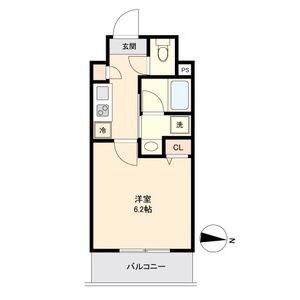 CAVANA新栄(1K/5階)の間取り写真
