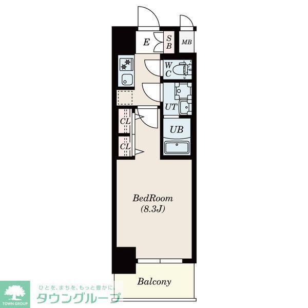 S-RESIDENCE名駅ウエスト(1K/5階)の間取り写真