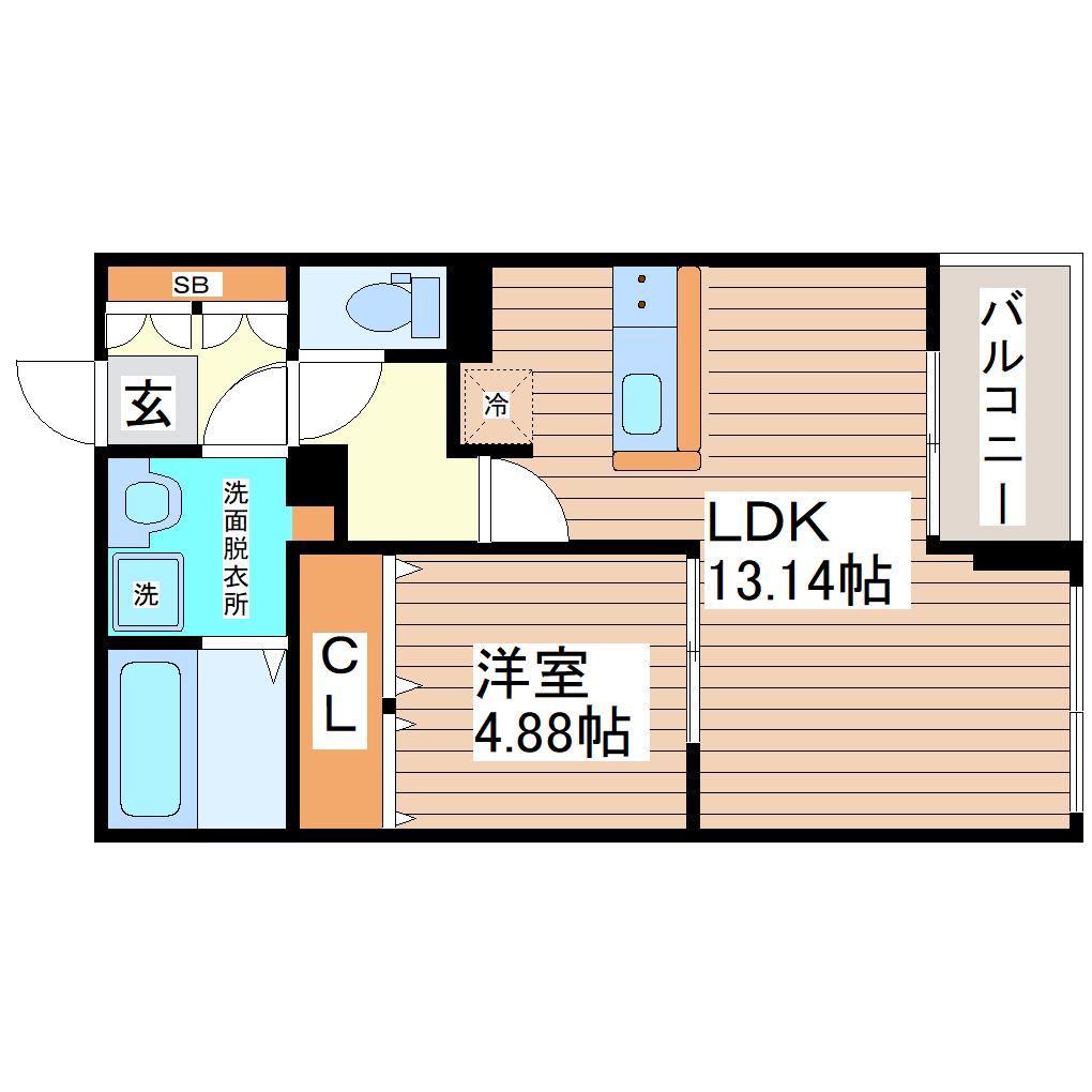 ＪＲ東北本線 南仙台駅 徒歩5分 3階建 築2年
