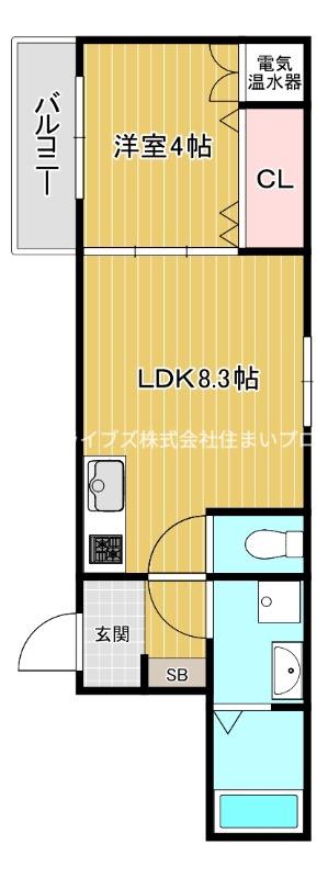 エフ アセシア トーノ(1LDK/1階)の間取り写真