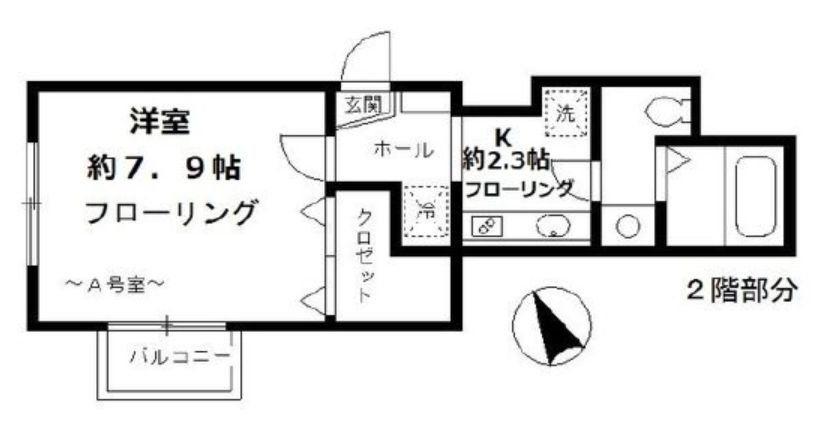 MA MAISON(1K/2階)の間取り写真