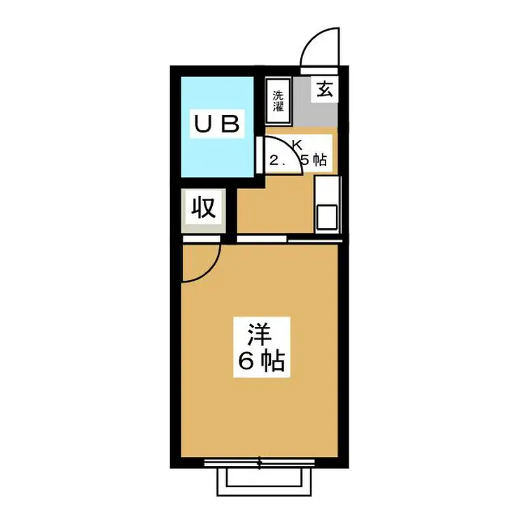 ドエル習志野 2階階 間取り