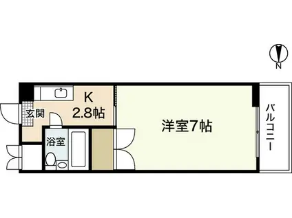 アピア大手町(1K/3階)の間取り写真