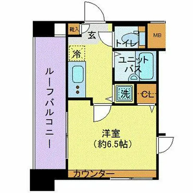 プレール天王洲アイル弐番館 7階階 間取り