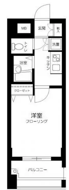 ミリオン大塚アヴィニティー 4階階 間取り