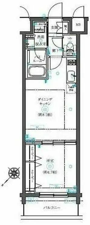 フェニックス横濱初音町 3階階 間取り