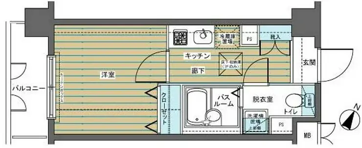 フェニックス目黒 5階階 間取り