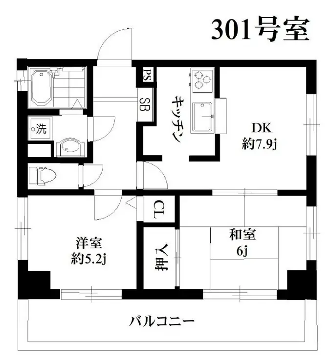 ザ・グラン天王町 3階階 間取り