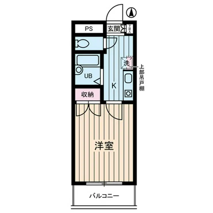 グローイングシティー大和田 4階階 間取り