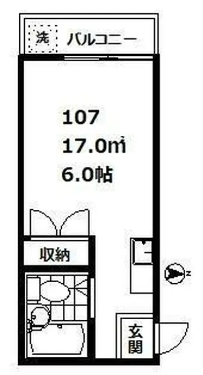 パソム西馬込 1階階 間取り