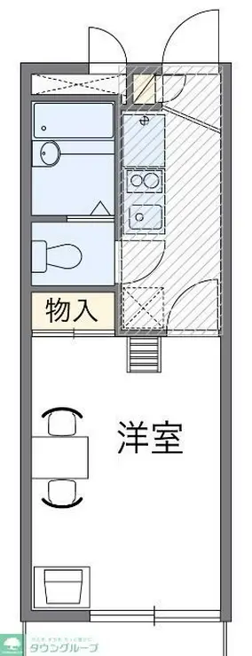 レオパレスウィステリア 2階階 間取り