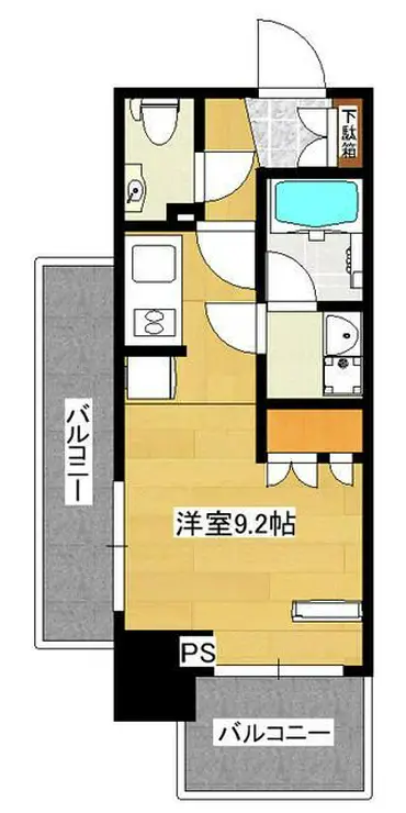 リビオ北品川 2階階 間取り