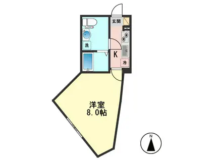 レピュア青砥レジデンス(1K/5階)の間取り写真