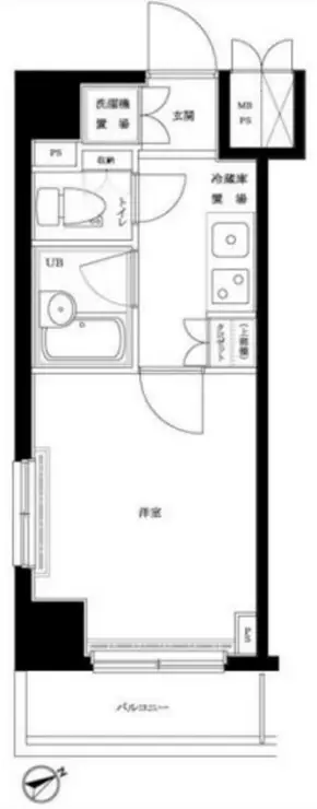 ルーブル東蒲田 7階階 間取り