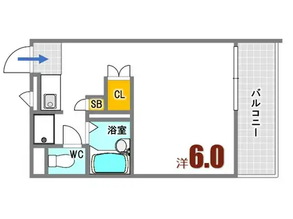 レオパレスアゼリア(1K/2階)の間取り写真