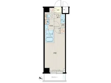 ルーブル中板橋六番館(1K/2階)の間取り写真