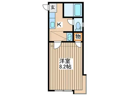 コーポ壱番館(1K/1階)の間取り写真