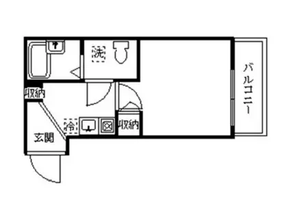 ソフィア北池袋(1K/1階)の間取り写真
