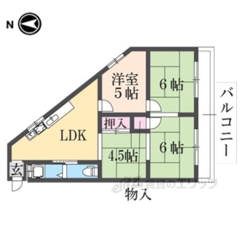 サルベージ・ヤード(4LDK/3階)の間取り写真