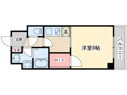 ハイムラポールパート15(1K/3階)の間取り写真