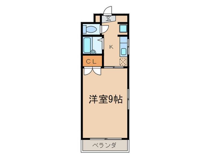 フォルム大須(1K/4階)の間取り写真