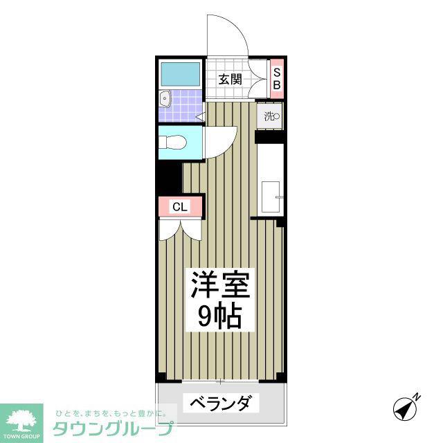 メゾンルシエール(ワンルーム/1階)の間取り写真
