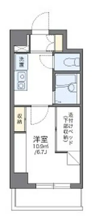 レオパレス宇田川町マンション 5階階 間取り