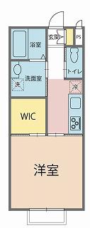 LIDGECOURT(1K/1階)の間取り写真