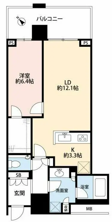クロスエアタワー 20階階 間取り