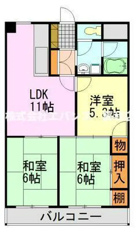 布施ビル 2階階 間取り
