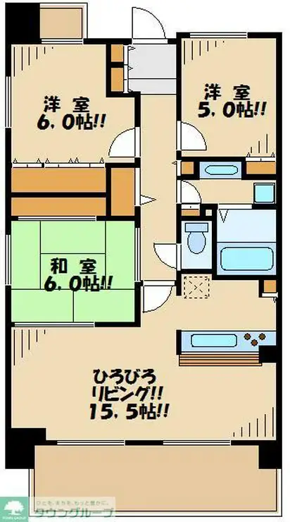 プレミアグランデ馬込 1階階 間取り