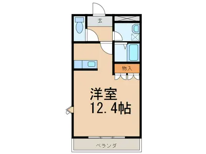 ＪＲ和歌山線 岩出駅 徒歩43分 2階建 築17年(ワンルーム/2階)の間取り写真