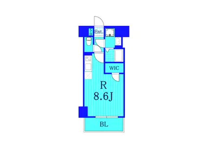 グランリーヴェル横濱和田町ELMO(ワンルーム/3階)の間取り写真
