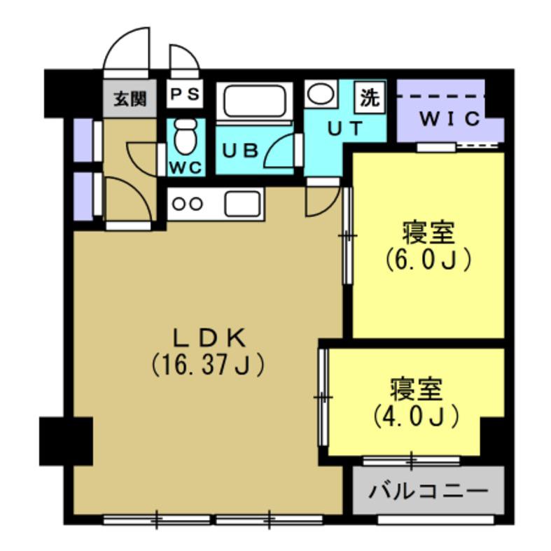 S-FORT乙川(1SLDK/3階)の間取り写真