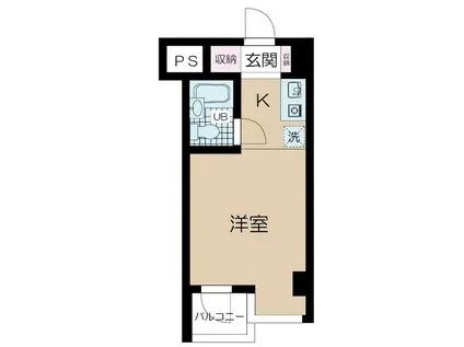 クレイル両国(ワンルーム/7階)の間取り写真