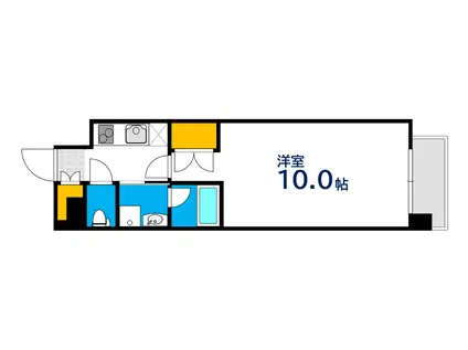 ソフィア大手町(1K/3階)の間取り写真