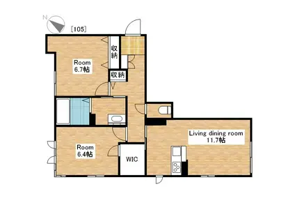 シャーメゾン セレーノ(2LDK/1階)の間取り写真