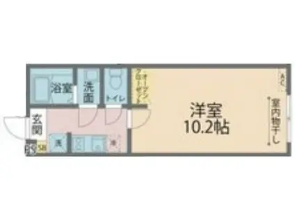 カインドネス町田IV(1K/3階)の間取り写真