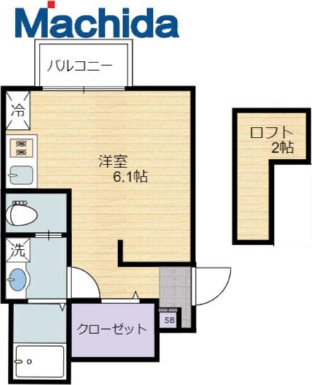 あんしん日置荘西町08-2012(1K/1階)の間取り写真