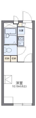 レオパレスユーアイ(1K/2階)の間取り写真
