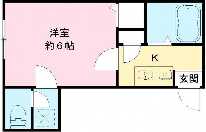 SS自由が丘(1K/3階)の間取り写真