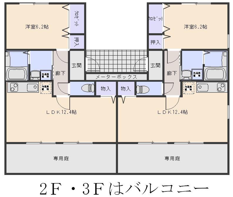グリーンゲイブルズ(1LDK/3階)の間取り写真