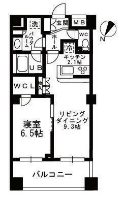シャンピアグランデ深沢(1LDK/3階)の間取り写真