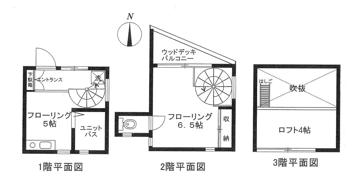 リュミエール(1DK/1階)の間取り写真