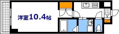 第39やたがいビル(1K/5階)の間取り写真
